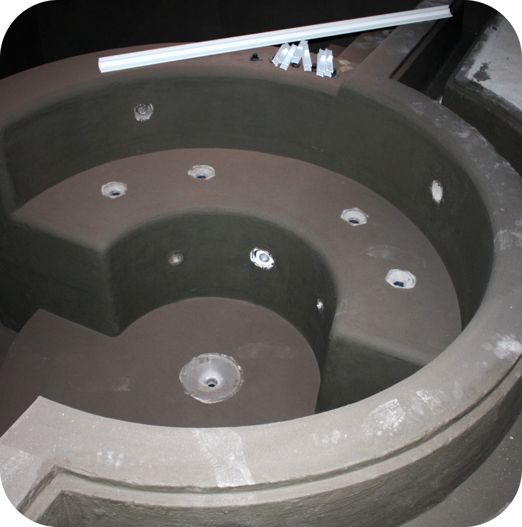 Бассейн из бетона в Чебоксарах