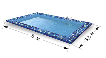 Бассейны из мозаики в Казани