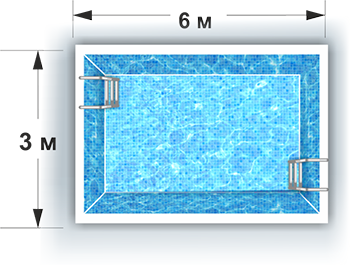 Бассейн из мозайки