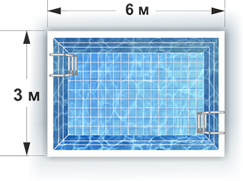 Бассейн из керамической плитки