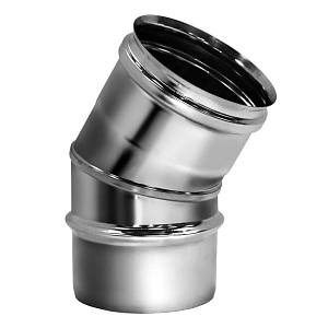 Отвод Вулкан VHR d110, 30 град., AISI 321 (матовая)