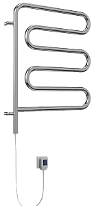 Электрический полотенцесушитель Terminus Электро 25 Ш-обр 450х570 поворотный