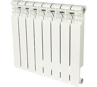 Биметаллический секционный радиатор отопления Rommer Profi Bm 350 (Bi 350-80-150) / 12 секций
