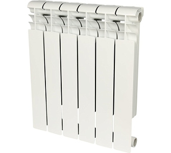 Биметаллический секционный радиатор отопления Rommer Profi Bm 350 (Bi 350-80-150) / 6 секций