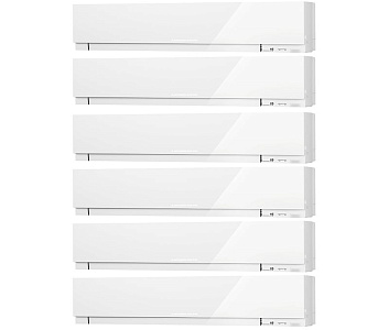 Мультисплит-система Mitsubishi Electric MXZ-6D122VA/MSZ-EF22VEW/MSZ-EF22VEW/MSZ-EF22VEW/MSZ-EF22VEW/MSZ-EF22VEW/MSZ-EF22VEW