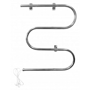 Полотенцесушитель электрический Domoterm М-образный DMT 107-25 60*50 EK L