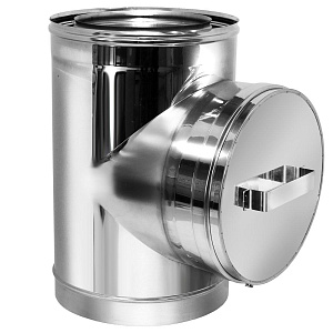 Тройник Вулкан VCR d150/250 90 град. коаксиальный прочистной CCTDRH (с ревизией)