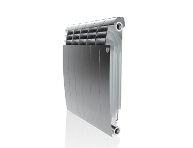 Биметаллический секционный радиатор отопления Royal Thermo Biliner Satin Silver 500 / 6 секций