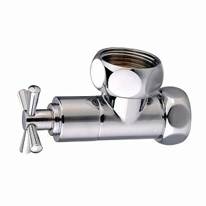 Вентиль угловой Terminus ВН-ВН 1 x 3/4 с крестовой рукояткой