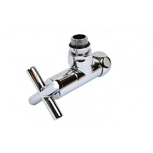 Вентиль угловой Terminus НР-ВН 1/2 x 3/4 с крестовой рукояткой