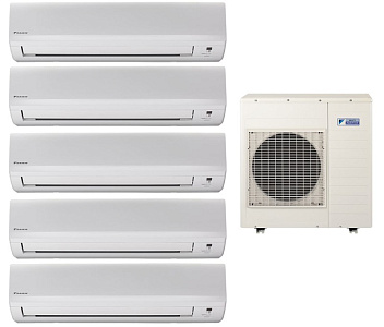 Мульти сплит-система Daikin 5MXS90E/FTXB25B/FTXB25B/FTXB25B/FTXB35B/FTXB35B