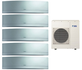 Мульти сплит-система Daikin 5MXS90E/FTXG20LS/FTXG25LS/FTXG25LS/FTXG25LS/FTXG50LS
