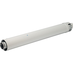 Элемент Stout DN60/100 фин.уч-ок 1000 мм для горизонт. прохода через стену с антиобмерз.оголовком