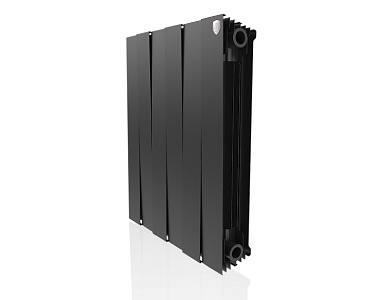 Биметаллический секционный радиатор отопления Royal Thermo PianoForte Noir Sable 500 / 6 секций