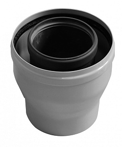 Коаксиальный переходник Baxi с диаметра 60/100 мм на диаметр 80/125 мм, HT