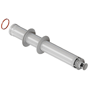 Труба с наконечником Rommer СТАНДАРТ 60/100 (770мм) рабочая 700мм