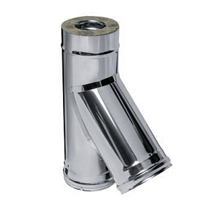 Сэндвич-тройник FERRUM 135гр. (430/0,5мм + нерж.) Ф150х250