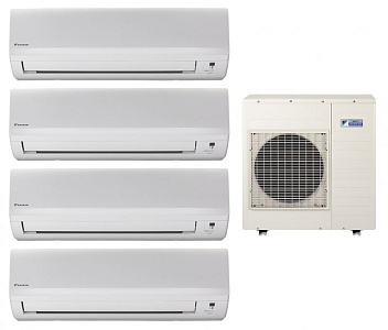 Мульти сплит-система Daikin 4MXS80E/FTXB25B/FTXB25B/FTXB25B/FTXB25B
