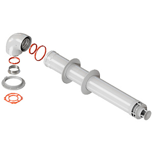 Комплект дымохода Rommer СТАНДАРТ 60/100 - 900мм (IMMERGAS)