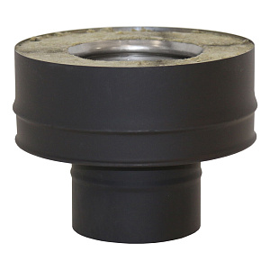 Переходник моно-термо Вулкан VBR d180 нерж. 0,5 черный