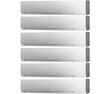 Мультисплит-система Mitsubishi Electric MXZ-6D122VA/MSZ-EF22VES/MSZ-EF22VES/MSZ-EF22VES/MSZ-EF22VES/MSZ-EF22VES/MSZ-EF22VES