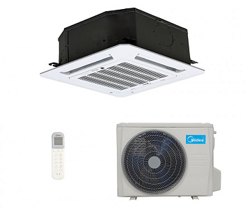 Кассетный кондиционер Midea MCA3-12HRN1-Q1/T-MBQ-03D1/MOBA30U-12HN1-Q