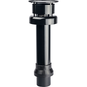 Комплект Stout DN80/100 адаптер вертикальный утепленный, 584 мм, финальный участок